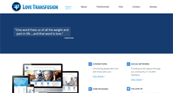 Desktop Screenshot of lovetransfusion.com